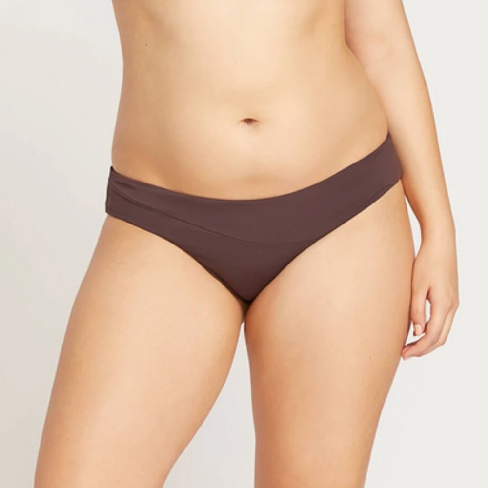 Volcom Simply Seamless Modest Bikini Bottoms 14W